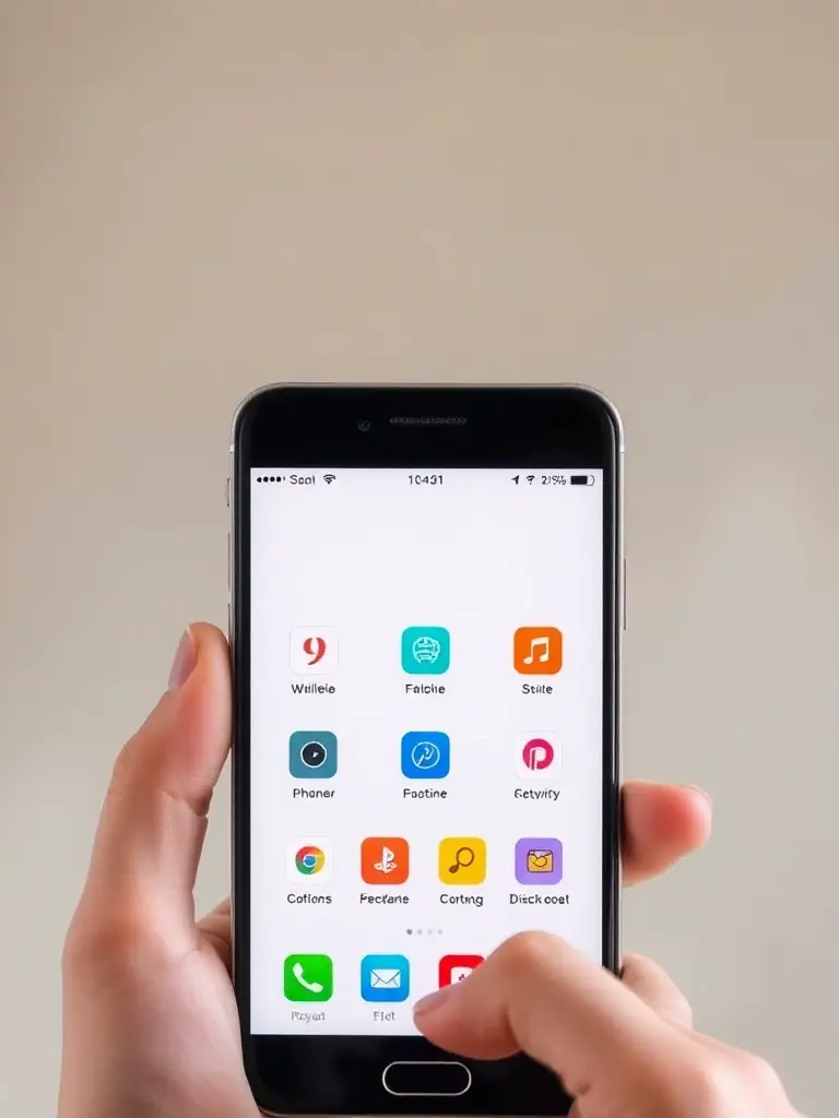 An image of a mobile device displaying the R7 Bet platform interface, emphasizing its user-friendly design and easy navigation.