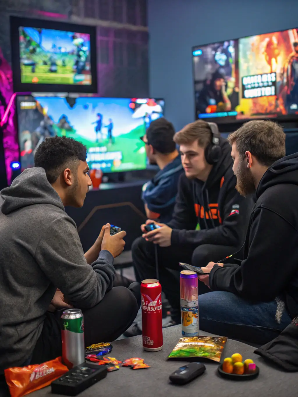 A vibrant image of an eSports tournament, showcasing the excitement and growing popularity of competitive gaming, to appeal to a younger audience on R7 Bet.