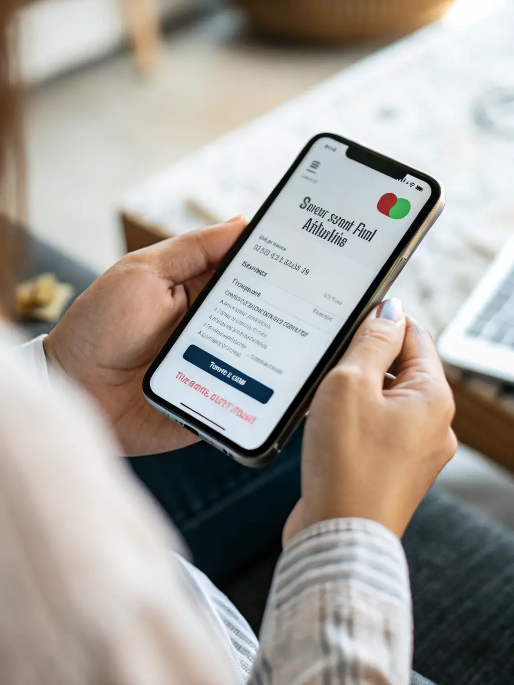 A mobile phone showing the R7 Bet app's secure transaction screen, with various payment options and security badges, emphasizing the safety and reliability of deposits and withdrawals.